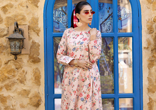 Regalia Identic Separates Unstitched Printed Lawn 2Pc Suit vol4