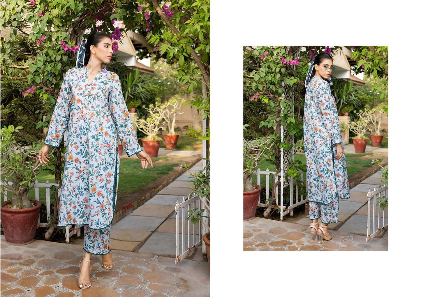 Regalia Identic Separates Unstitched Printed Lawn  2Pc Suit vol4
