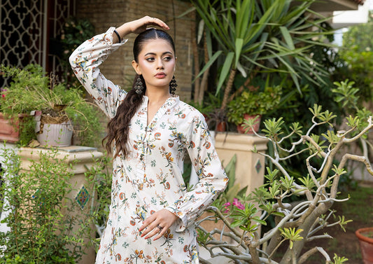 Regalia Identic Separates Unstitched Printed Lawn  2Pc Suit vol4