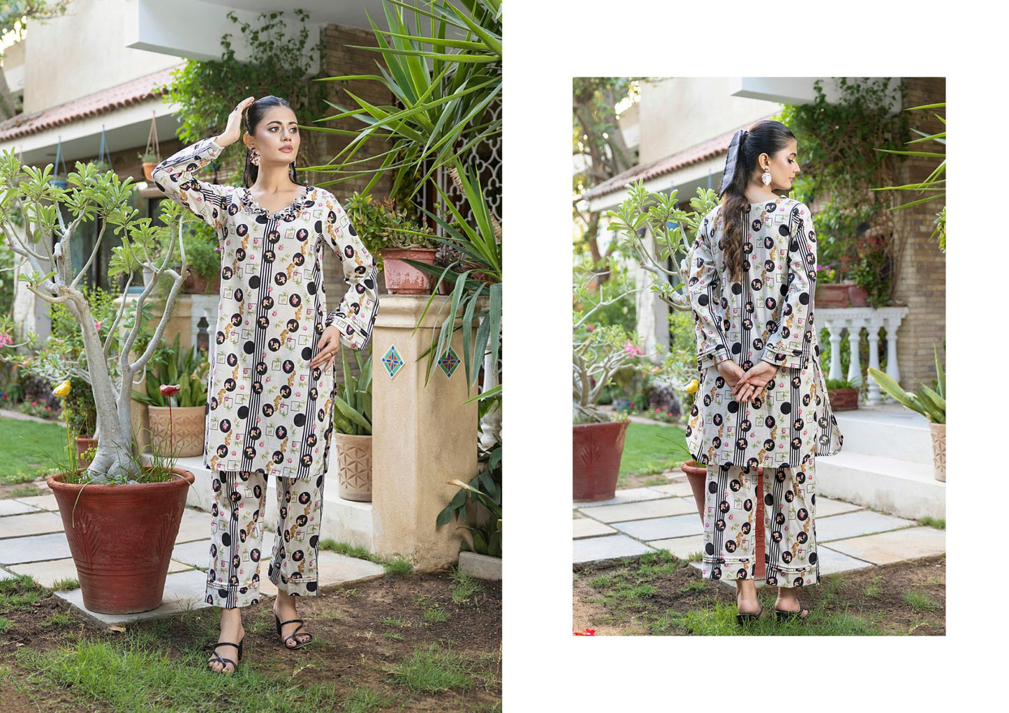 Regalia Identic Separates Unstitched Printed Lawn  2Pc Suit vol4