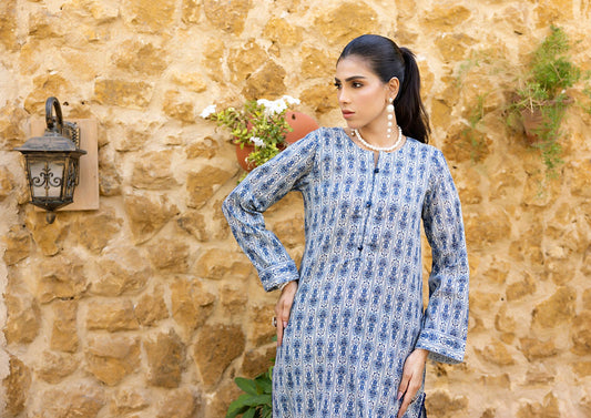 Regalia Identic Separates Unstitched Printed Lawn 2Pc Suit vol4