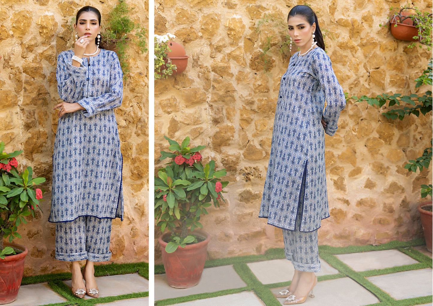 Regalia Identic Separates Unstitched Printed Lawn 2Pc Suit vol4
