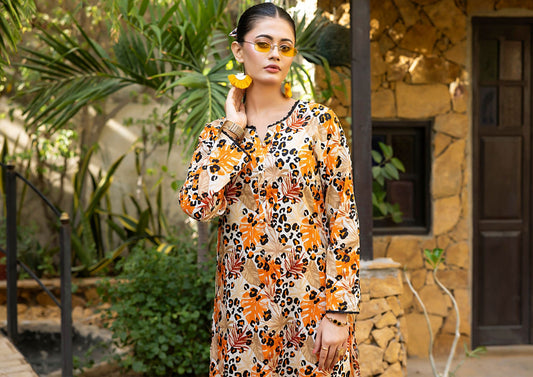 Regalia Identic Separates Unstitched Printed Lawn 2Pc Suit vol4